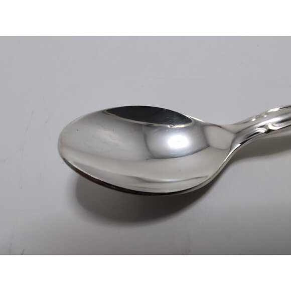 Vintage Noritake Silver Serenade Silverplate Demitasse Spoon 4 3/8" - Picture 4 of 13